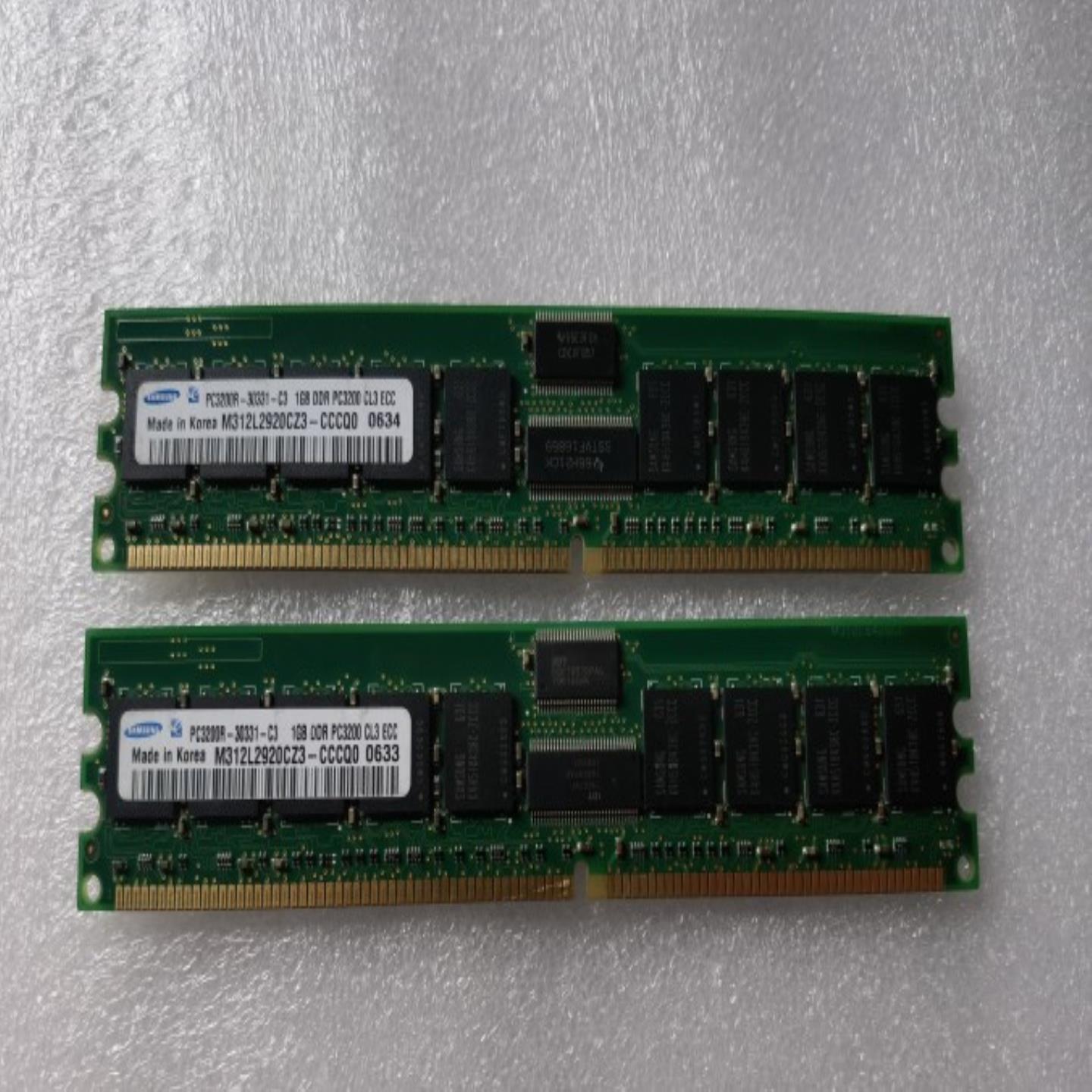 X8704A 370-7973 Sun U25 U45 PC3200R 1G DDR333ECCREG内存询价