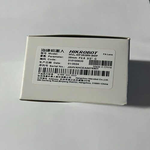 全新海康高清镜头 MVL-MF3528M-8MP 35mm，~议价