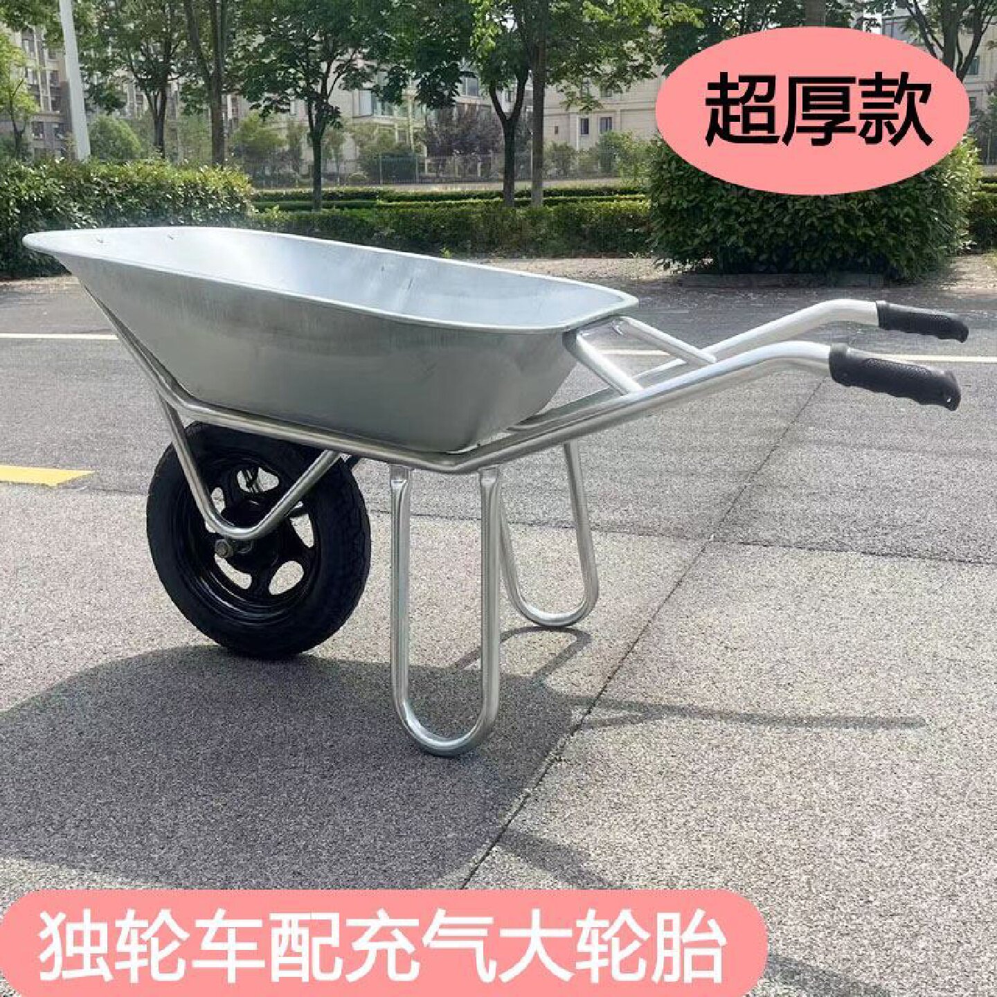 钢加厚板小推车拉货搬运车小拉车平板车可折叠便携手推车手拉拖车