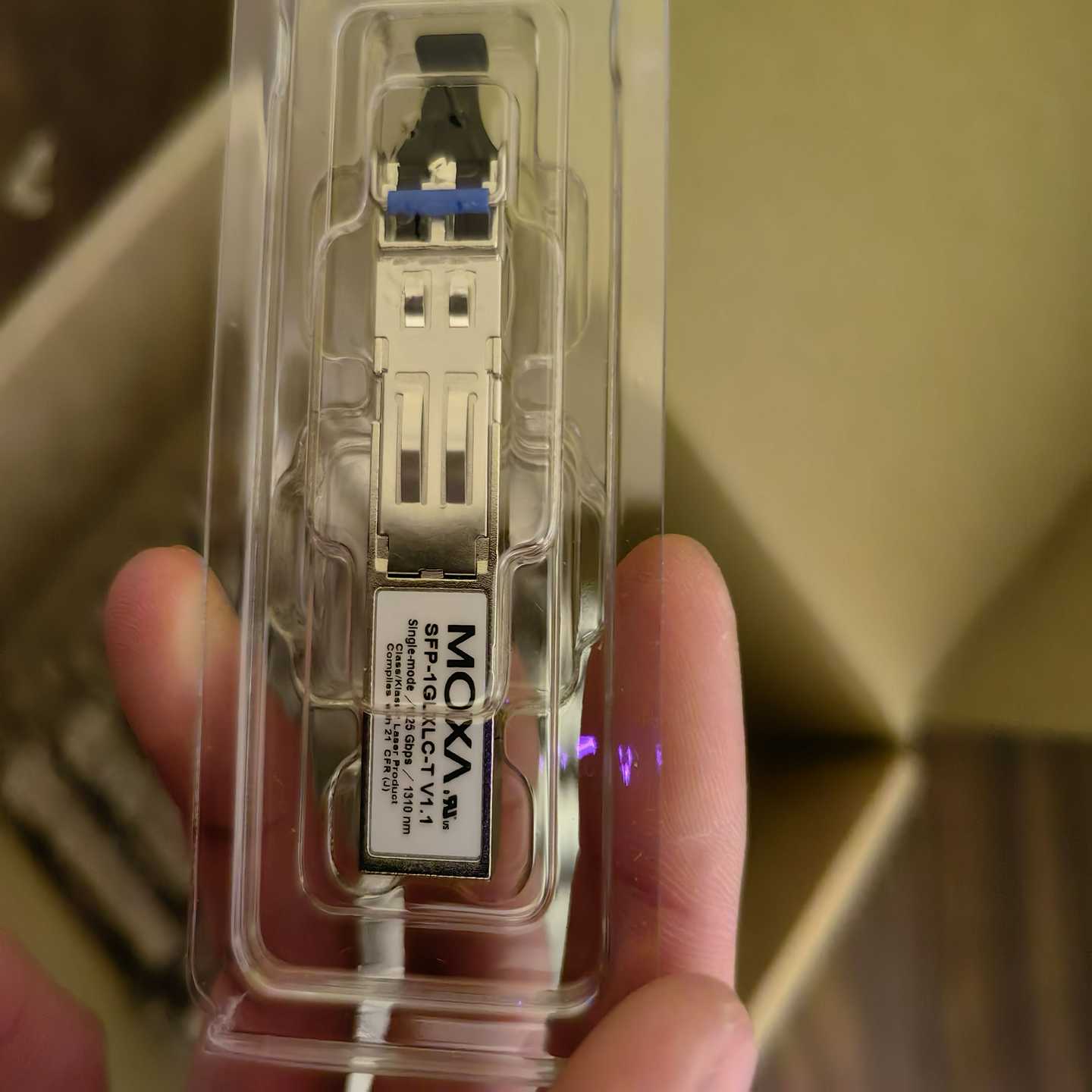 配件全新原装SFP-1GLSXLC-T MOXA 千兆多模宽温光模块 议价