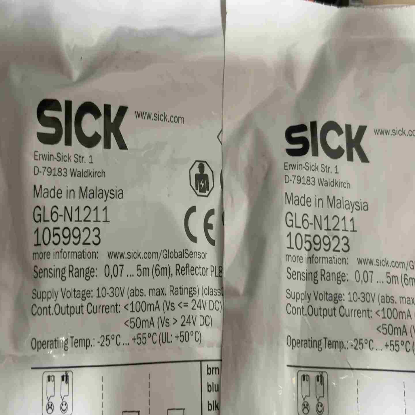 议价-德国SIZCK光电传感器GL6-N1211全新原装正品假一罚十