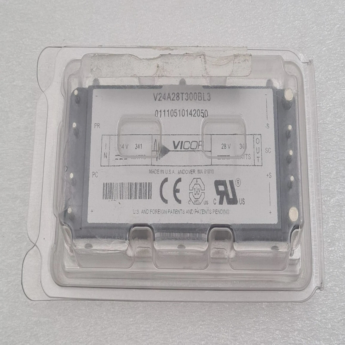 全新-VICOR电源转换器模块V24A28T300BL3DC/DC24V300W