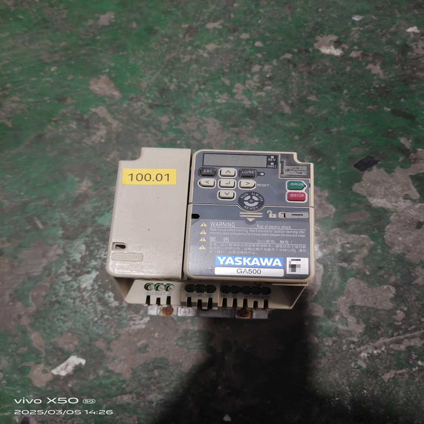 询价~安川新款GA500变频器CIPR- GA50B4005ABB