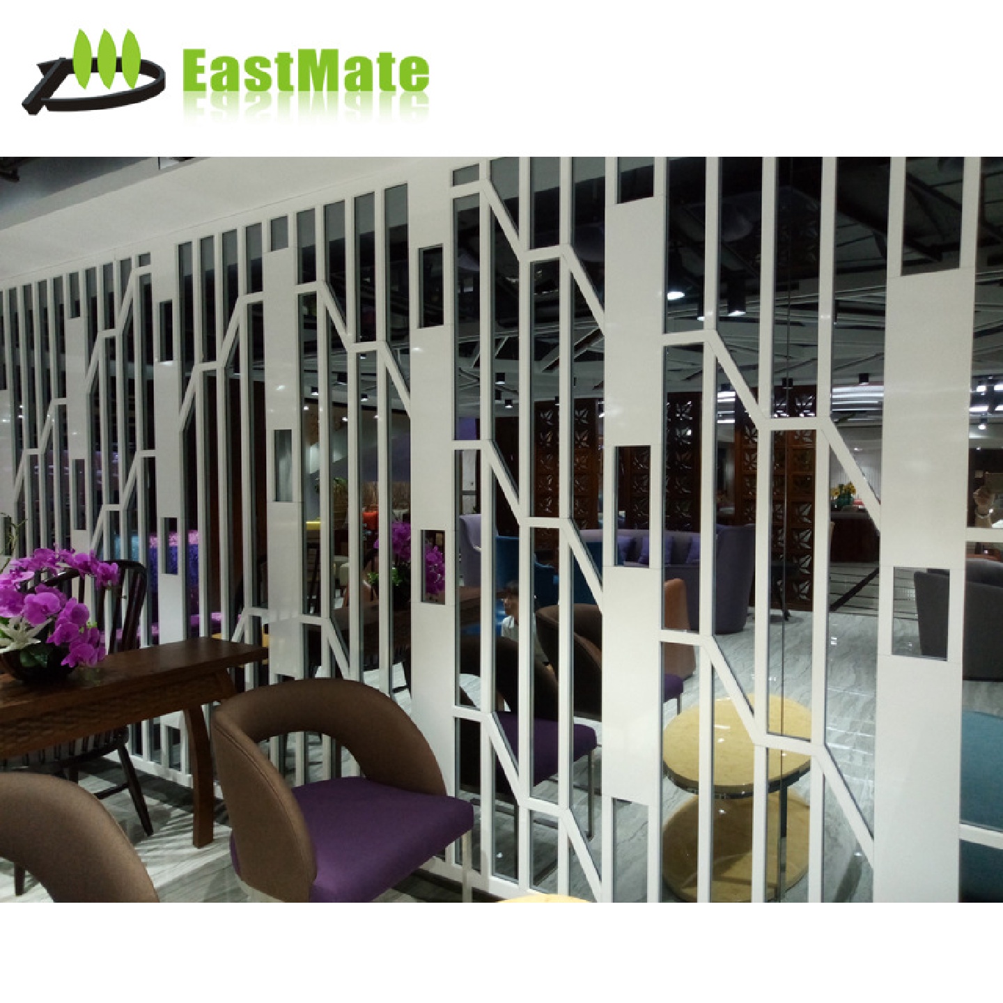 酒店移动隔断包厢会议室展厅移动折叠屏风高隔墙铝合金活动隔断墙