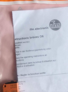 IFM易福门光电传感器O6E202现货06E202询价