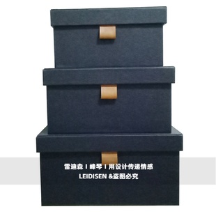 样板房衣柜衣帽间店铺橱窗装 饰盒皮箱道具 饰摆件现代美式 收纳装