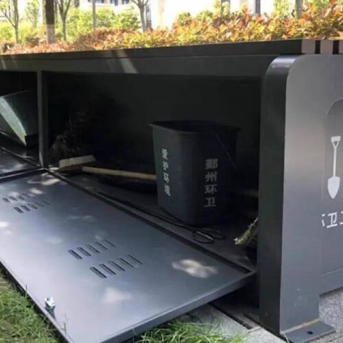 保洁员工具箱环卫工路边休息座椅市政清洁工具箱多功能储物箱加厚
