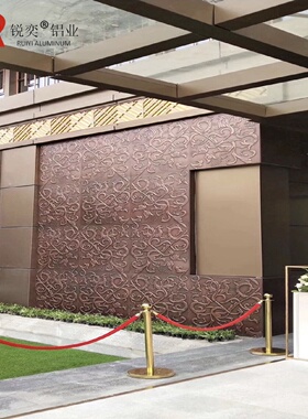 郑州市铝单板厂家浮雕铝板外墙仿古铜牌匾铝板博物馆浮雕铝单板