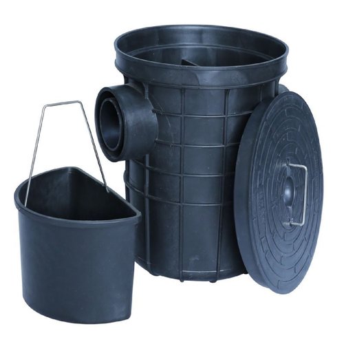 隔油井水封井315塑料检查井成品流槽直通格栅井油水分离隔油池