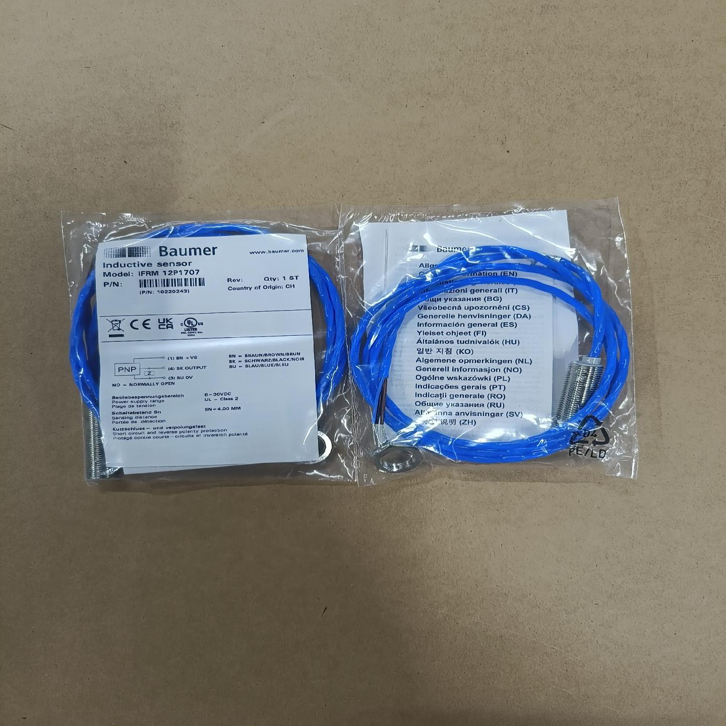 德国堡盟Baumer接近开关IFRM-12P1707传感器1(佳毅工控)