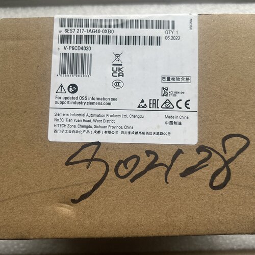 全新原装内保西门子CPU模块6ES72171AG400X