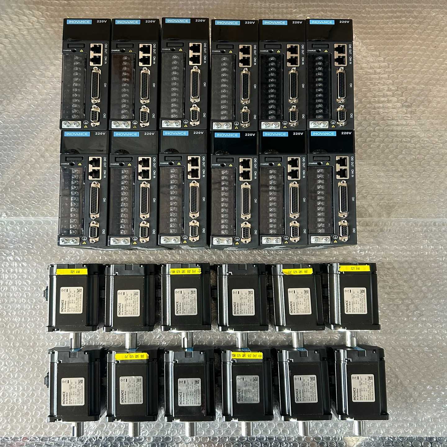 汇川SV610400W绝对值伺服电机套装，全套配置包括驱动--议价商品