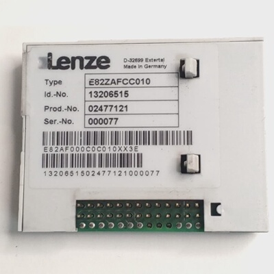 Lenze E82ZAFCC010 8200 Series Inverter IO Board Communicatio