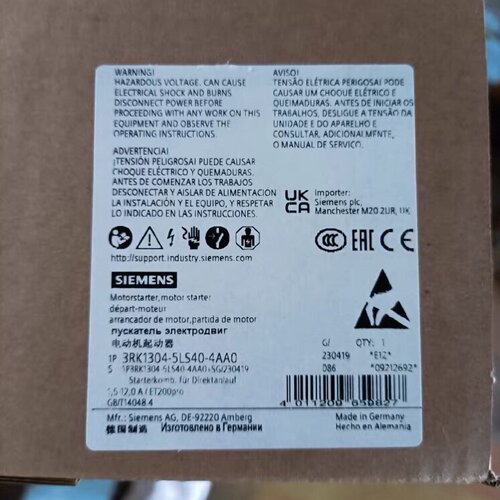 询价/3RK13045LS404AA0电动机起动器原