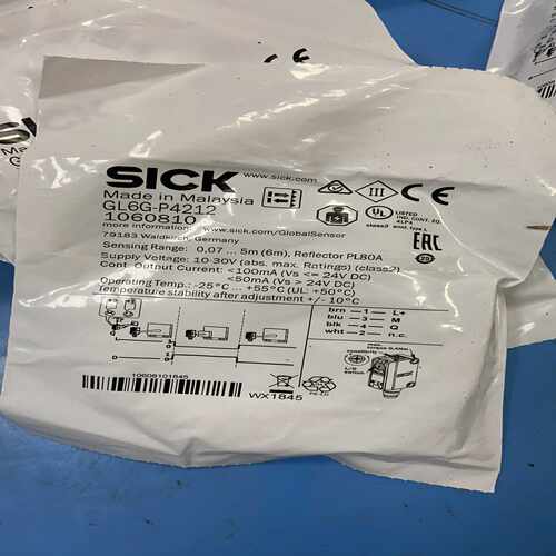 SICK光电开关，光电传感器GL6G-P4212货号10适用