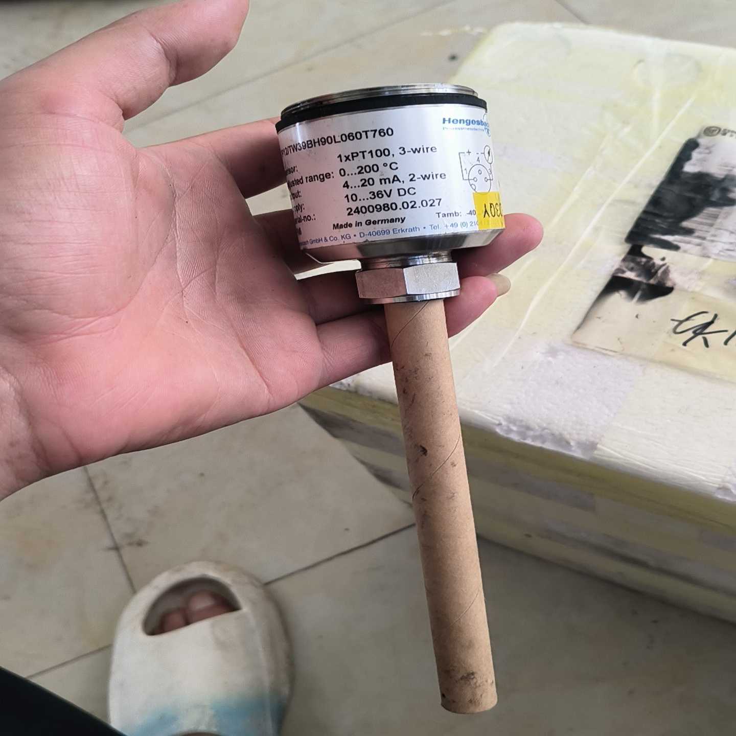 温度传感器Hengesbach，TP12/TW39BH9--议价商品