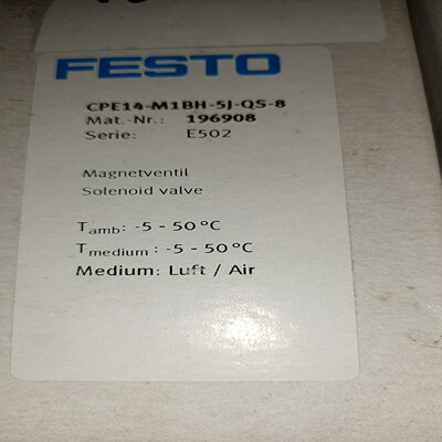 FESTO费斯托CPE14-MIBH-5J-QS-8电磁阀~询价
