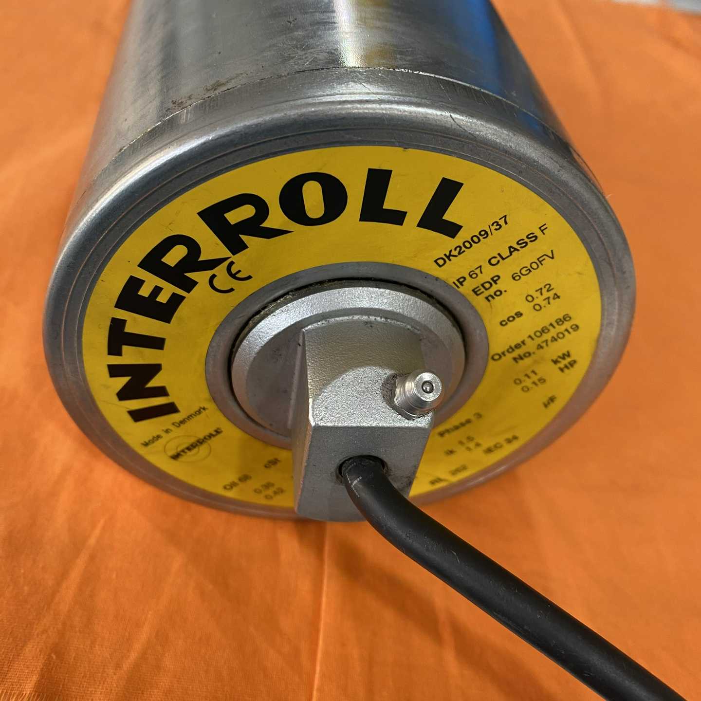 丹麦INTERROLL英特诺电动滚筒 DK200937；议价