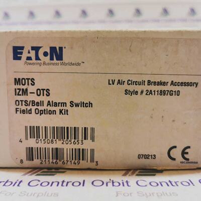 EATON MOTS IZMOTS Bell Alarm Switch Field Option kit 2A11897