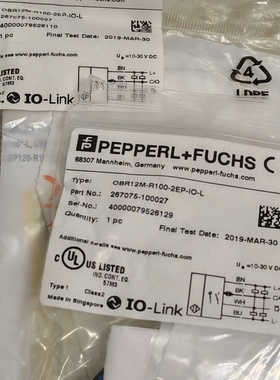 倍加福PF光电传感器型号OBR12MR1002EP-议价