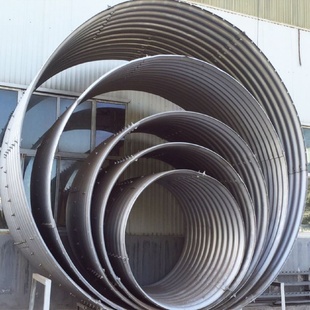 钢波纹管桥梁厂家直销加固管公路下排水波纹涵管排污钢制波纹管涵