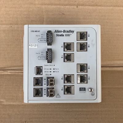 ALLEN BRADLEY 1783MS10T ETHERNET SWITCH STRATIX 8000 PN16204