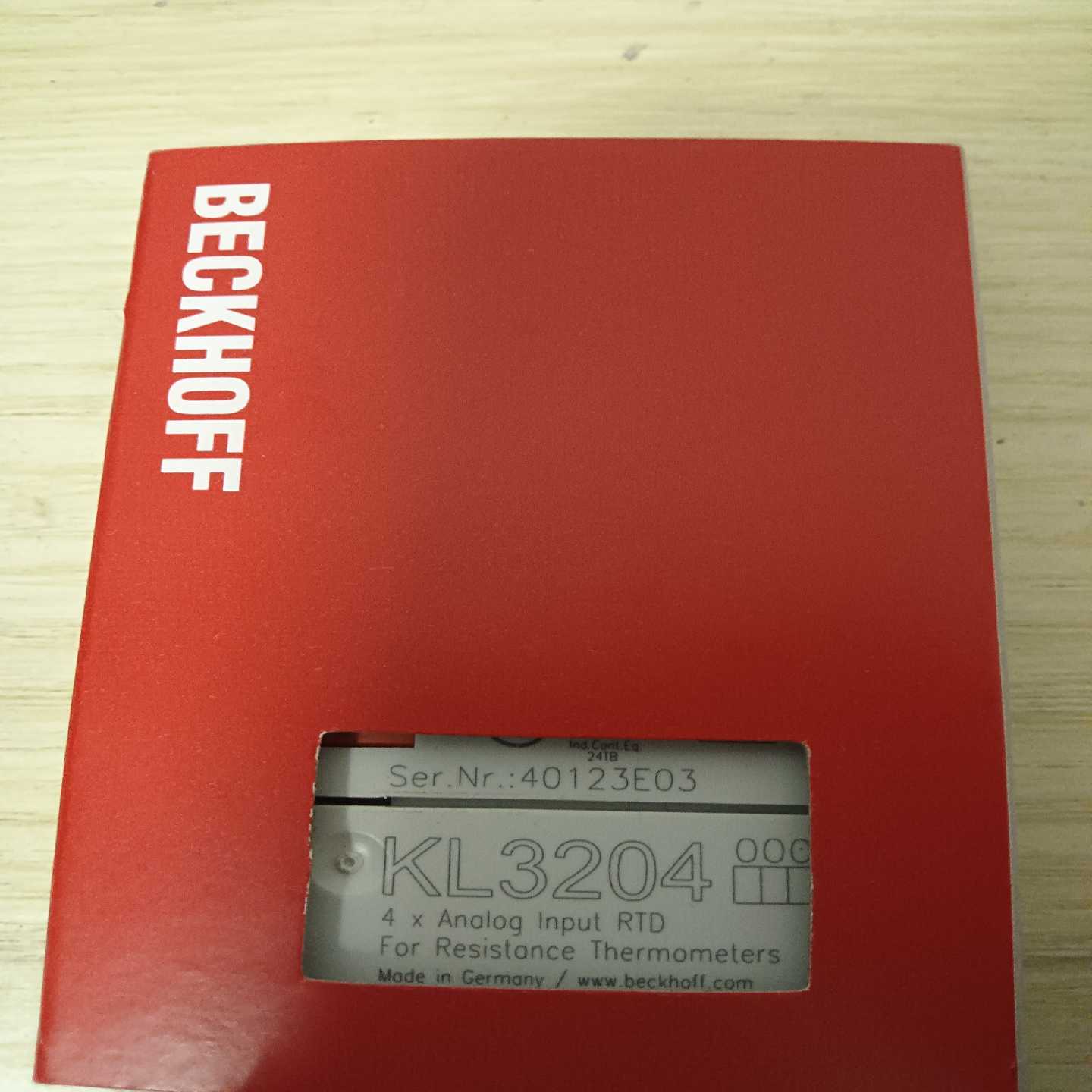 倍福模块KL3204原装正品链接实物拍摄