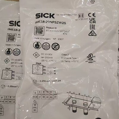议价IME18-20NPSZW2S西克Sick电感式接近感测器订货号：1071273现