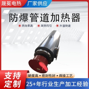 空气电加热器循环加热高压氮气加热防爆压缩空气管道加热器