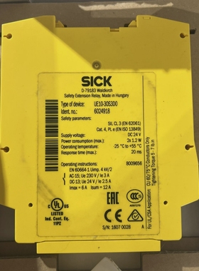SICKUE10-30S3D0安全继电器NosSurplus