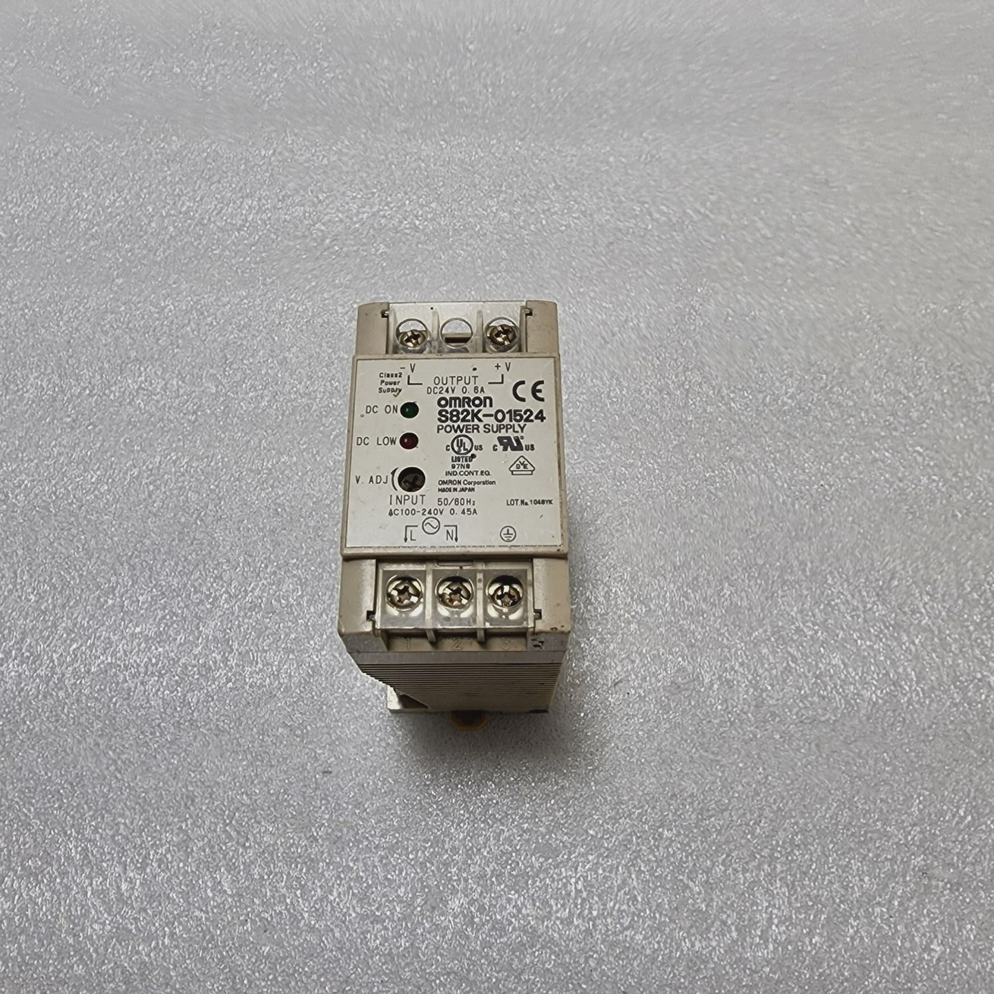 OMRONS82K-01524POWERSUPPLY24VDC0.6A