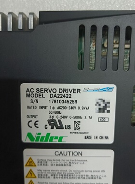 三协伺服驱动器DA22422400W功率输入电压AC20-议价