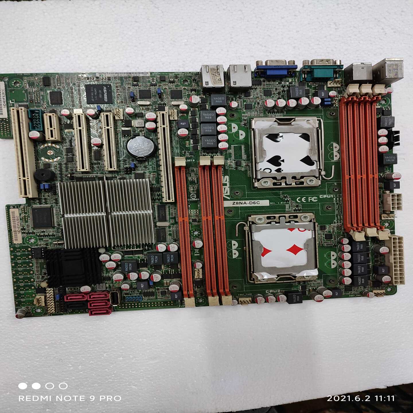 华硕Z8NA-D6C1366针双路服务器主板--议价商品