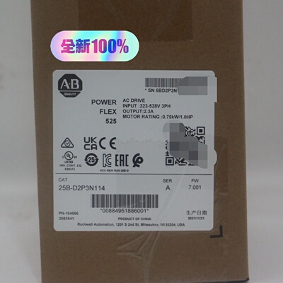 询价*ABPowerFlex25BD2P3N114变频器