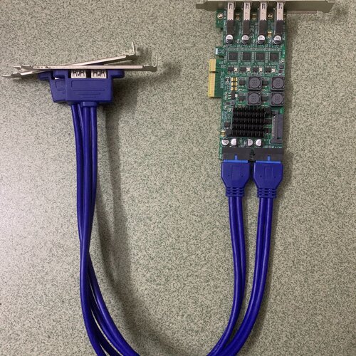 USB3.0扩展卡带扩展线PCIE接口4口USB-询