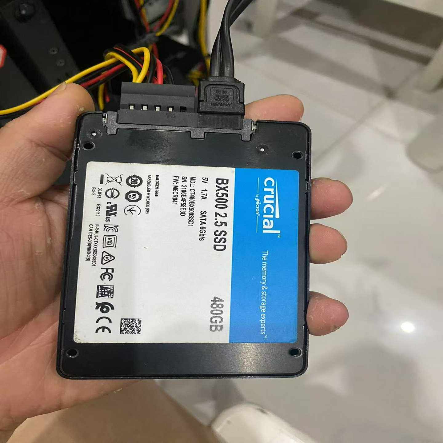 英睿达Crucial固态硬盘BX500/480G/SATA/--议价商品