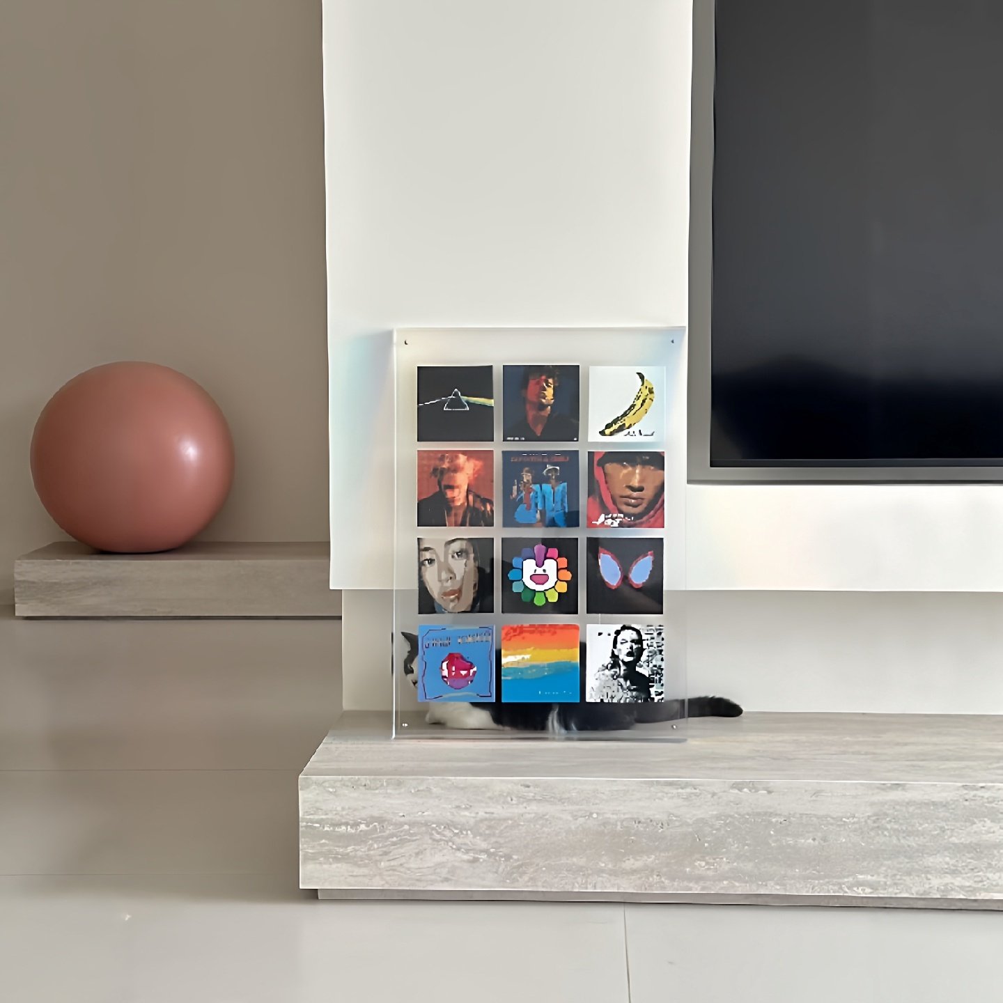 压克力拼豆专辑封面展示画框磁吸相框客厅桌面摆件情人节手工礼物,家居饰品,相框/画框,淘宝优惠券,粉丝福利购,淘宝优惠卷