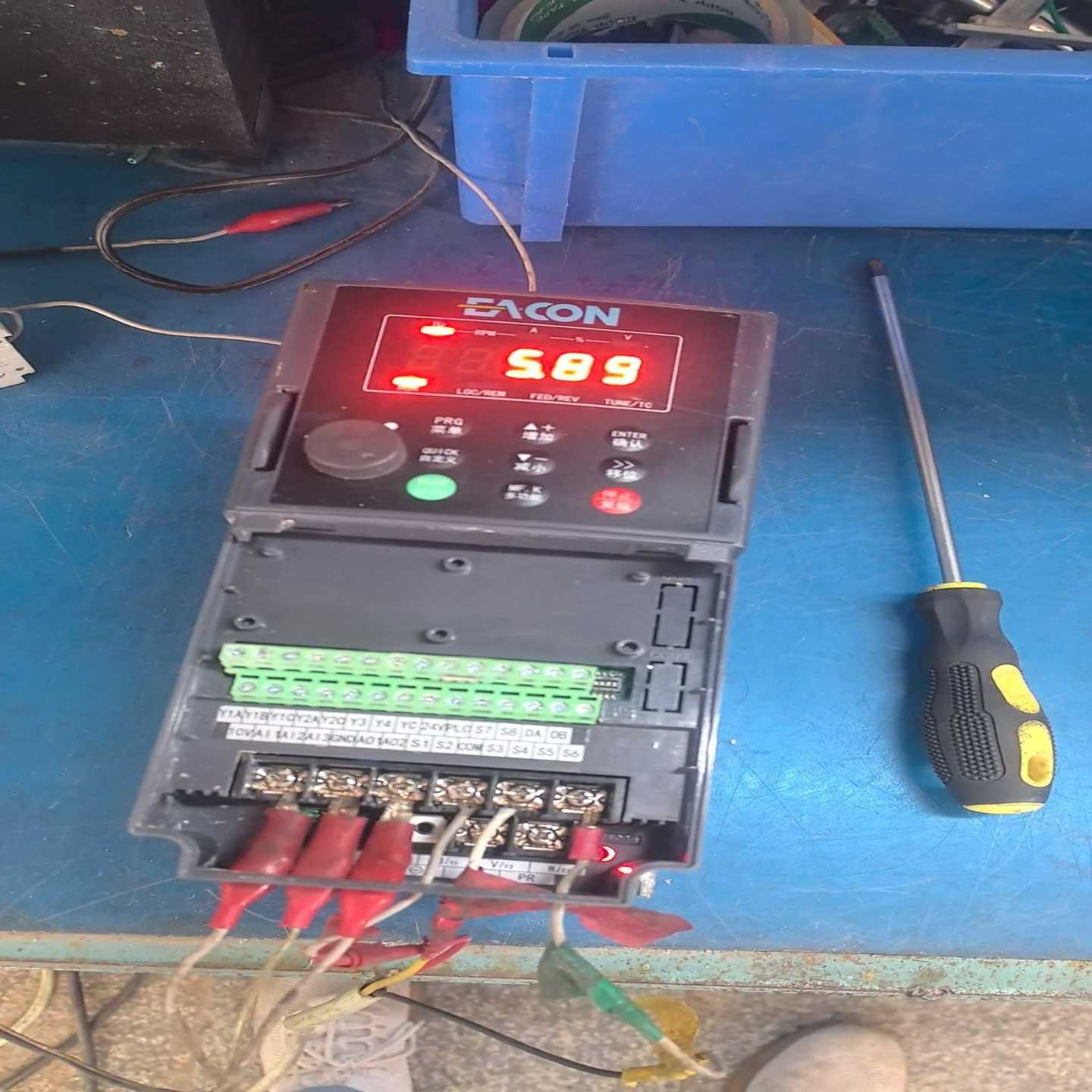 易控变频器EC6804D0G05D5P43A，4KW，原装拆