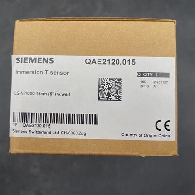 Neu SIEMENS QAE2120.015 Immersion TShirt Sensor