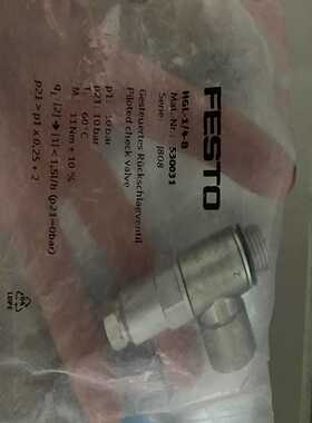 费斯托接头HGL-1/4-B全新原装5300312个无包