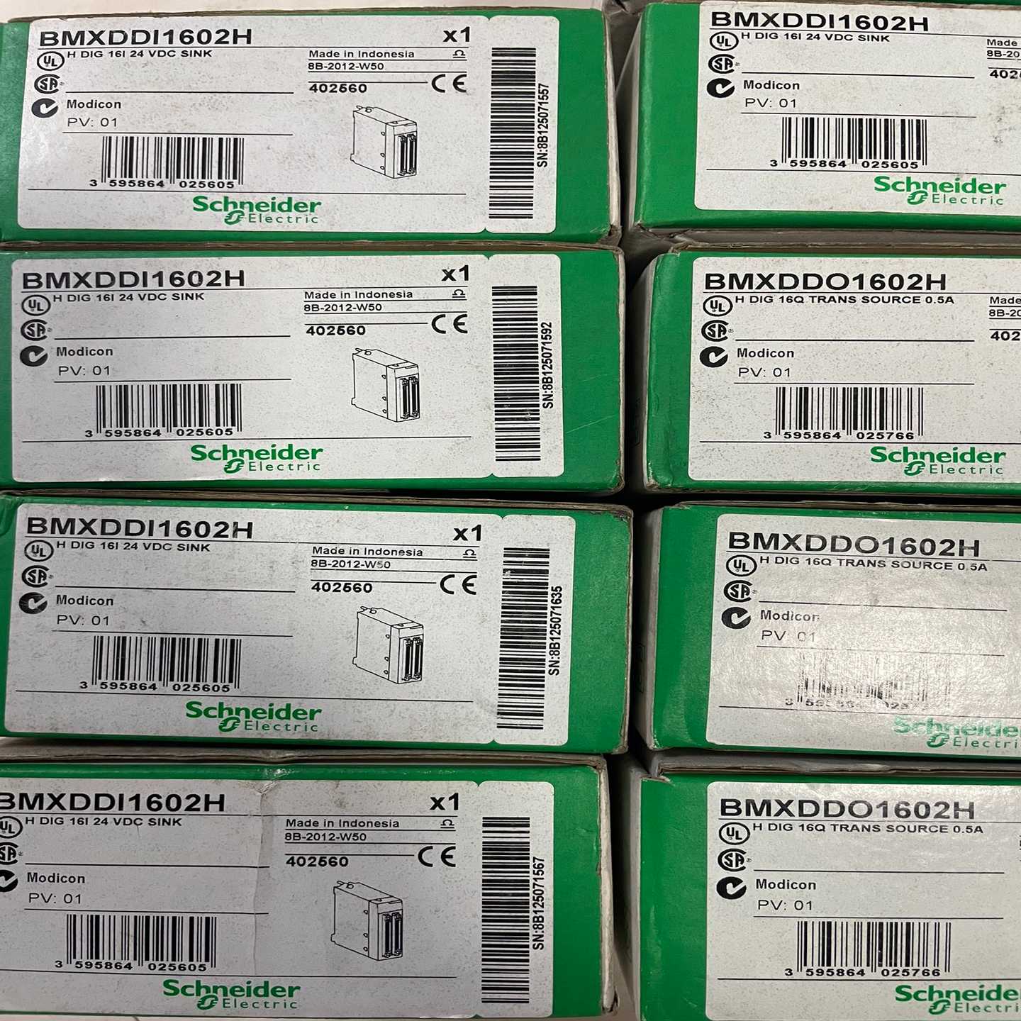 处理闲置施耐德plc模块全新原装库存BMXDDI1602H、~议价