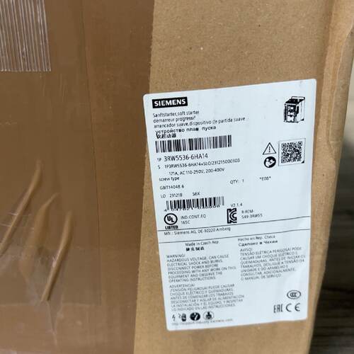 询-软启动器3RW55366HA14实物