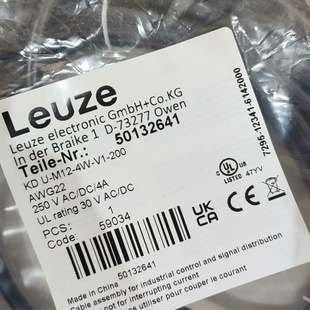 议价Leuze劳易测连接线型号KDUM124WV12议价