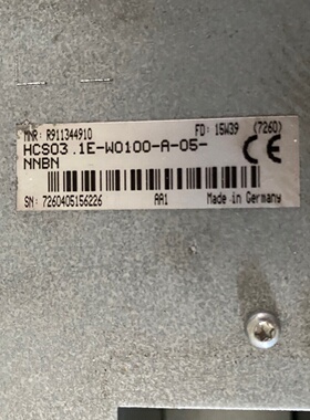 【议价】力士乐驱动器HCS03.1E-W0100-A-05-NNBN