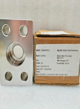 ANCHORFLUIDPOWERNOV20027825-20法兰1-1/2英寸SAE4BOL