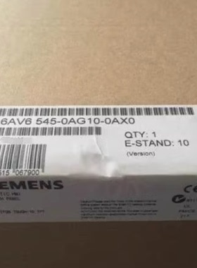 议价西门子MP270B触摸面板10.4寸TFT显示屏6AV65450AG100AX0现货