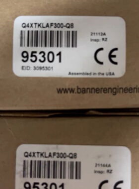 寻IBANNER邦纳Q4XTKLAF300Q8激光测距传感器