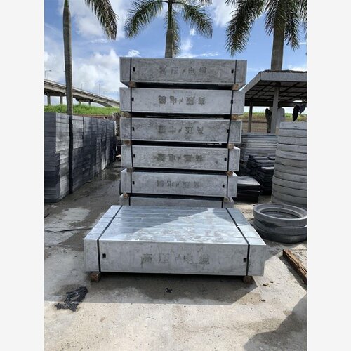 水泥电力盖板混凝土电缆沟盖板钢纤维预制板镀锌角铁槽钢包边井盖