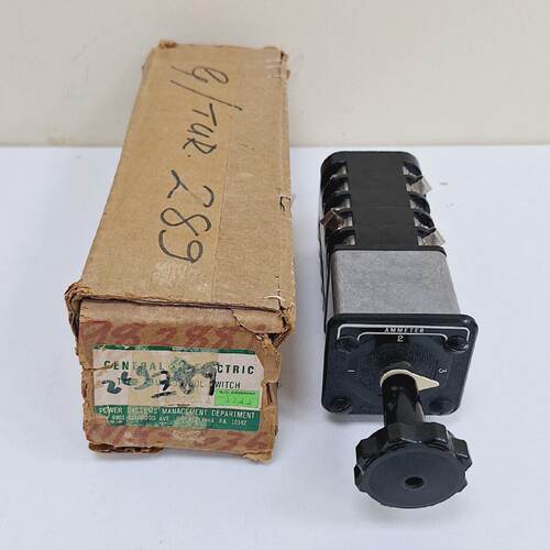 General Electric 10AA010 Type SBM Rotary Switch