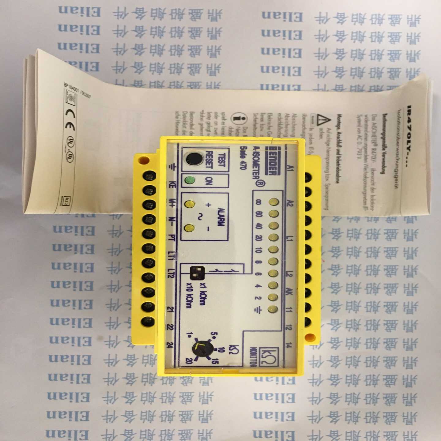 BENDER IR470LY-40 绝缘检测器【博航商行】
